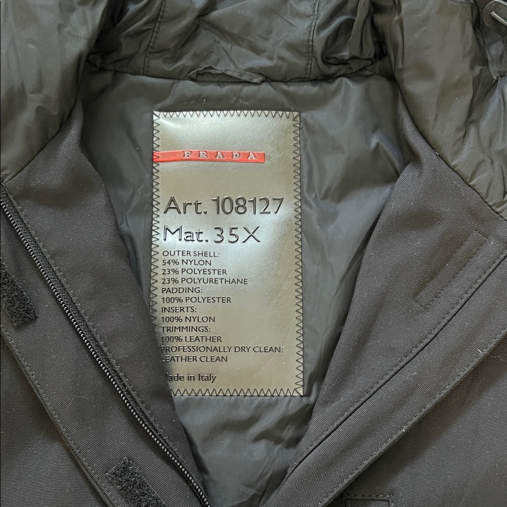 Prada Black Jacket parka coat - Picture 3 of 9